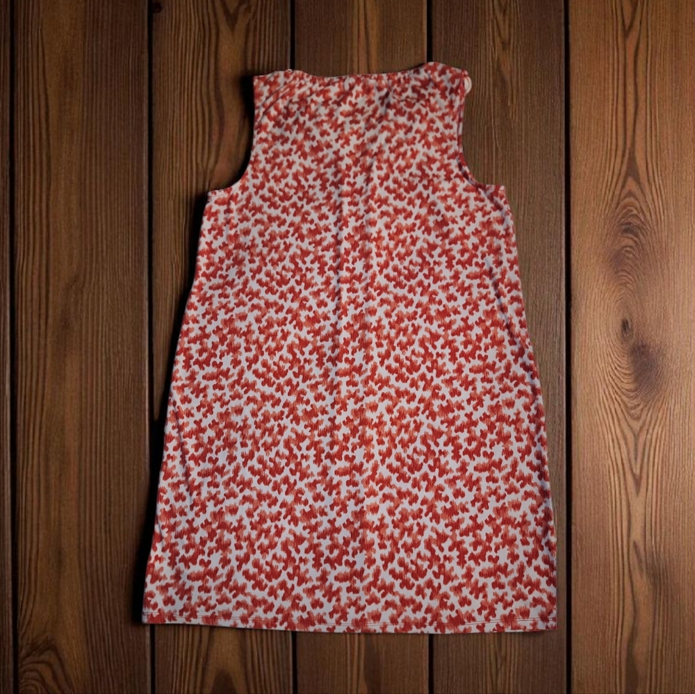 (NWT)Michael Kors Size Large Red and White Floral Womens Dress - Picture 4 of 8